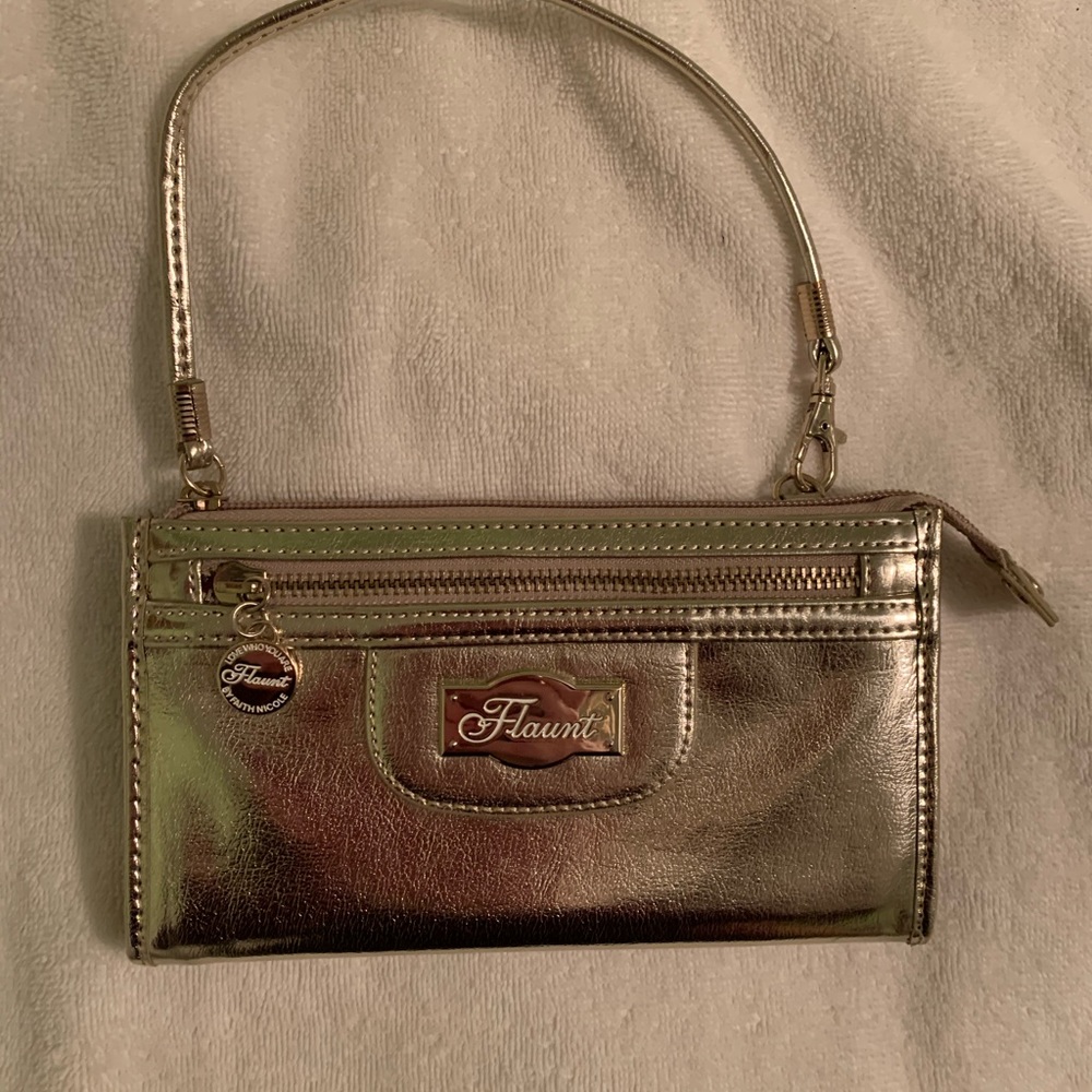 Flaunt by Faith Nicole Gold Wristlet